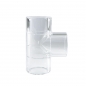 Preview: Rohrverbinder glasklar für 20mm - T